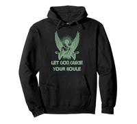 Let God Guide Your Soul Angel Faith Trust Inspiration Art Pullover Hoodie