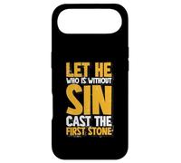 Let He Who Is Without Sin Cast The First Stone Case for iPhone Air