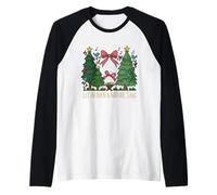 Let Heaven and Nature Sing Christmas Design Christians Pride Raglan Baseball Tee