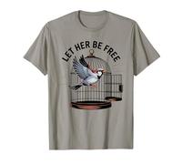 Let Her Be Free Feminist Empowerment T-Shirt