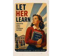 Let Her Learn - Déjala Aprender - Cuaderno y libreta feminista: Cuaderno de hojas blancas para mujer | Libreta vintage A5 sin rayas para dibujo, ... y motivacional de empoderamiento femenino