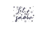 Let is Snow Flakes Women's T-Shirt - White - XXL - White