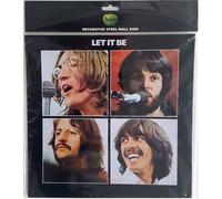 Let It Be Album Cover Steel Wall Sign The Beatles Black A2