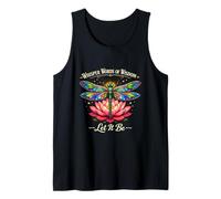Let It Be Peaceful Dragonfly Calm Spiritual Inspiring Tank Top