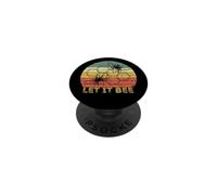 Let It Bee Beekeeper Honeycomb Pun Retro Sunset Funny PopSockets Adhesive PopGrip