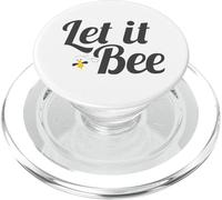Let It Bee Funny Beehive Gift PopSockets PopGrip for MagSafe