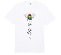 Let It Bee Hand Drawn Cute Beekeeper Line Art Wasps Comfort Colors Adult Heavyweight T-Shirt