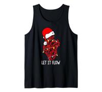 LET IT Flow Cardiac Nurse Christmas Tank Top