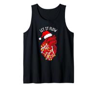 LET IT Flow Christmas Cardiac Nurse Tank Top