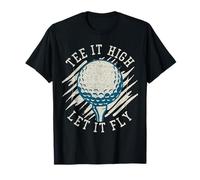 Let it Fly Distressed Golf T-Shirt