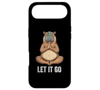 Let It Go Hippo Doing Yoga Meditation Zen Case for iPhone Air