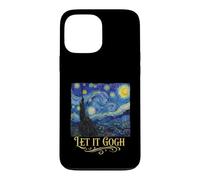 Let It Gogh Funny Fine Art History Starry Night Painting Case for iPhone 13 Pro Max