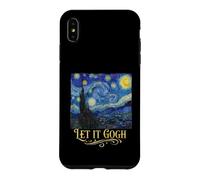 Let It Gogh Funny Fine Art History Starry Night Painting Case for iPhone XS Max