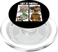 Let It Meow - Funny Cat Kittens Singing PopSockets PopGrip for MagSafe