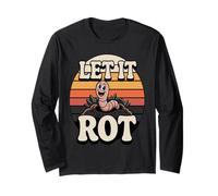 Let It Rot Funny Composting Worm Gardening Long Sleeve T-Shirt