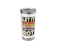 Let It Rot Funny Composting Worm Gardening Stainless Steel Insulated Tumbler