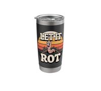 Let It Rot Funny Composting Worm Gardening Stainless Steel Insulated Tumbler