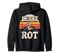 Let It Rot Funny Composting Worm Gardening Zip Hoodie