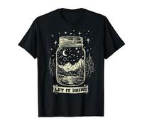 Let It Shine Appalachian Moonshine Jar & Mountains T-Shirt