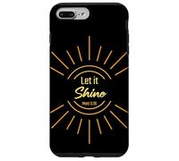 Let it Shine - Matthew 5:16 Men Women Kids Christian Verse Case for iPhone 7 Plus/8 Plus