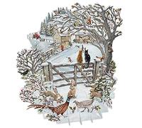 Let It Snow 3D Pop Up Christmas Greetings Card