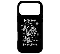 Let It Snow I’ve Got Books, Cozy Snowman Reading Winter Cute Case for iPhone 17 Pro Max