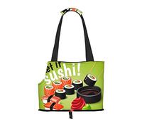 Let It Sushi Pet Portable Folding Shoulder Bag, Pet Travel Handbag,Portable Travel Pet Carrier,Sided Tote Carrier for Small Animals for Subway / Shopping / Hiking / Traveling