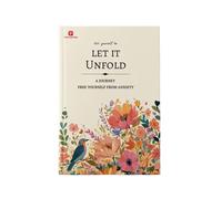 Let It Unfold: 15 W uided Journal for Emotional and Mindful Growth 210 Page Workbook Mindfulness Gratitude Notebook Hardcover Mental (One Size)