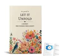 Let It Unfold: 15-W uided Journal for Emotional Healing & Mindful Growth | 15 Week Hardcover Mental Health Notebook for Anxiety Self-Care, Mindfulness & Gratitude Practice (1Pc)