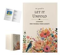 Let It Unfold Journal,15-Week Guided Journal for Emotional Healing and Mindful Growth,Hardcover Gratitude & Wellness Notebook