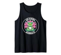 Let Karma Handle It Meditating Frog Lotus Zen Yoga Tank Top