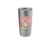 Let Karma Handle It Zen Meditating Frog Stainless Steel Insulated Tumbler