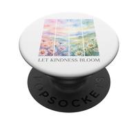 Let Kindness Bloom Aesthetic Vintage Daisy Floral Nature PopSockets Adhesive PopGrip