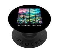 Let Kindness Bloom Aesthetic Vintage Daisy Floral Nature PopSockets Adhesive PopGrip