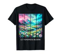 Let Kindness Bloom Aesthetic Vintage Daisy Floral Nature T-Shirt