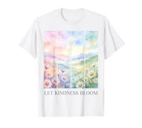 Let Kindness Bloom Aesthetic Vintage Daisy Floral Nature T-Shirt