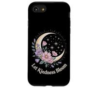 Let Kindness Bloom Floral Crescent Moon Celestial Stars Art Case for iPhone SE (2020) / 7/8