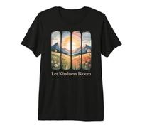 Let Kindness Bloom Inspirational Quote Premium T-Shirt