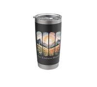 Let Kindness Bloom Inspirational Quote Stainless Steel Insulated Tumbler