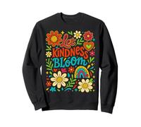 Let Kindness Bloom Wild Flowers Anti Bullying Kids Unity Day Sweatshirt