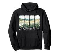 Let Kindness Bloom Wildflowers Inspirational Quote Be Kind Pullover Hoodie
