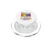 Let Kindness Grow Rainbow Books Flowers Kindness Pride PopSockets PopGrip for MagSafe