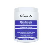 Let Me Be - BTX Capilar Blond Matiz Ultra Mask, Reconstructive, Reduces volume, For gray and bleached blonde hair, Eliminates yellowing (1Kg)