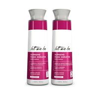 Let Me Be - Supremeliss Mask Keratin Straightening Kit, 2 in 1, Anti-residue Shampoo and Mask, Deep Cleansing and 100% Brazilian Straightening, Long Lasting (2x500ml)