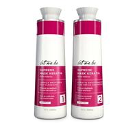Let Me Be - Supremeliss Mask Keratin Straightening Kit, 2 in 1, Anti-residue Shampoo and Mask, Deep Cleansing and 100% Brazilian Straightening, Long Lasting (2x1L)