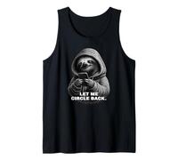 Let Me Circle Back Sloth Funny Phone Humor Office Tank Top