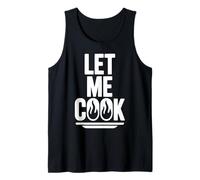 Let Me Cook Minimalist Flame Tank Top