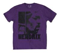 Let Me Die Cotton T-Shirt Jimi Hendrix Purple XL