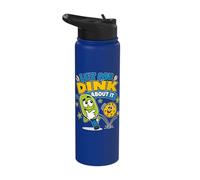 Let Me Dink About It Funny Pickleball Player Stainless Steel Insulated Water Bottle