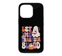 Let Me Draw Your Blood Nurse Cute Retro Ghost Case for iPhone 13 Pro
